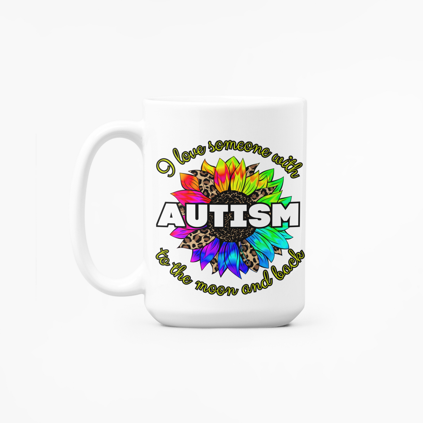 I love someone with autism coffee mug