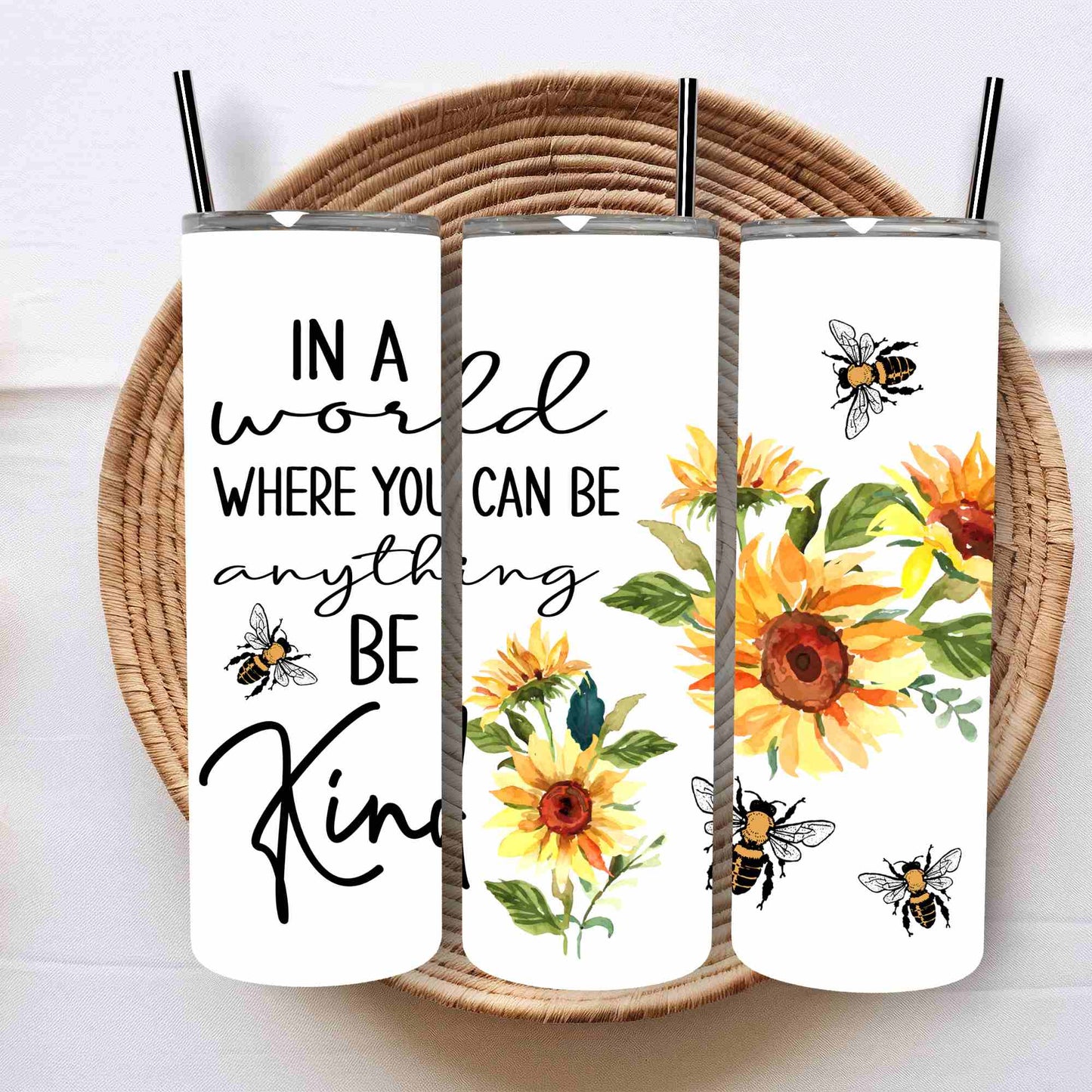 Be kind Bee 20oz tumbler