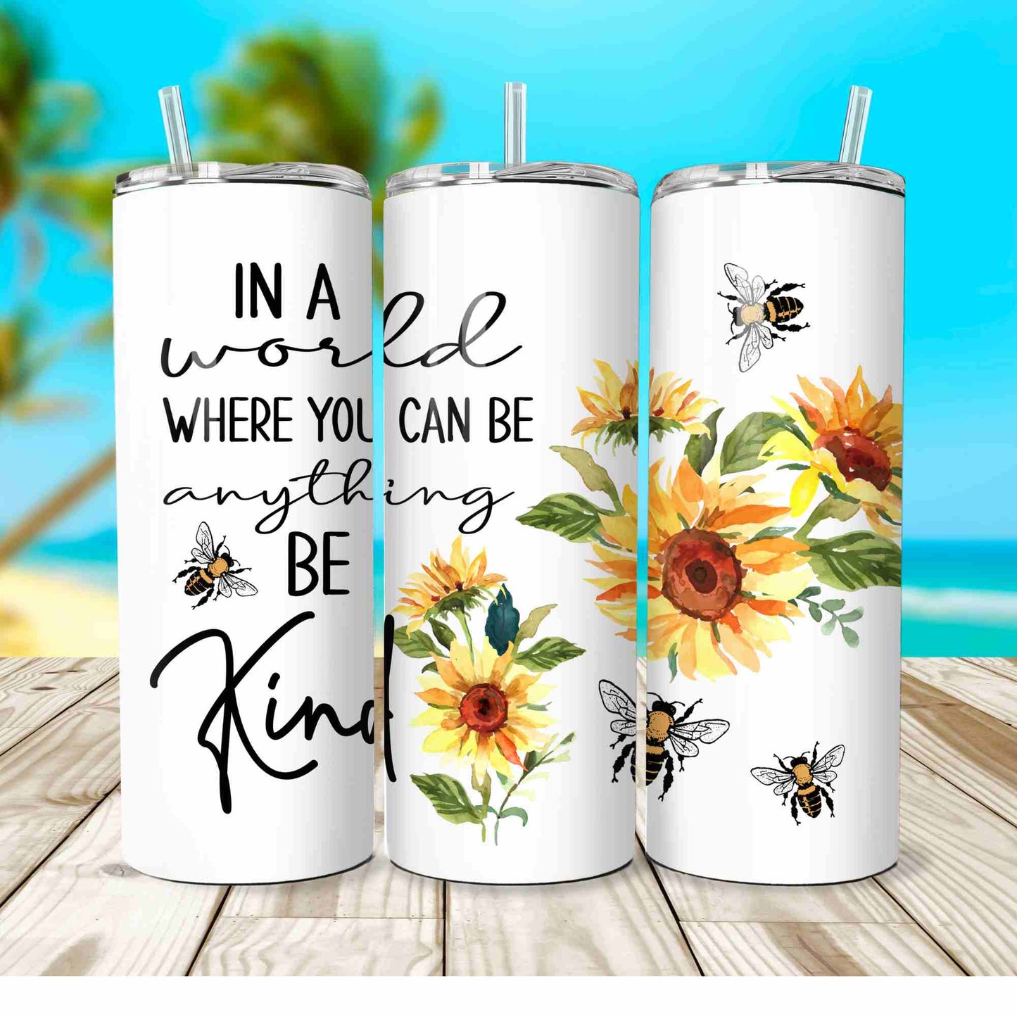 Be kind Bee 20oz tumbler