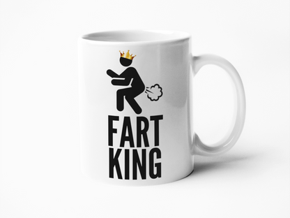 Fart King coffee mug