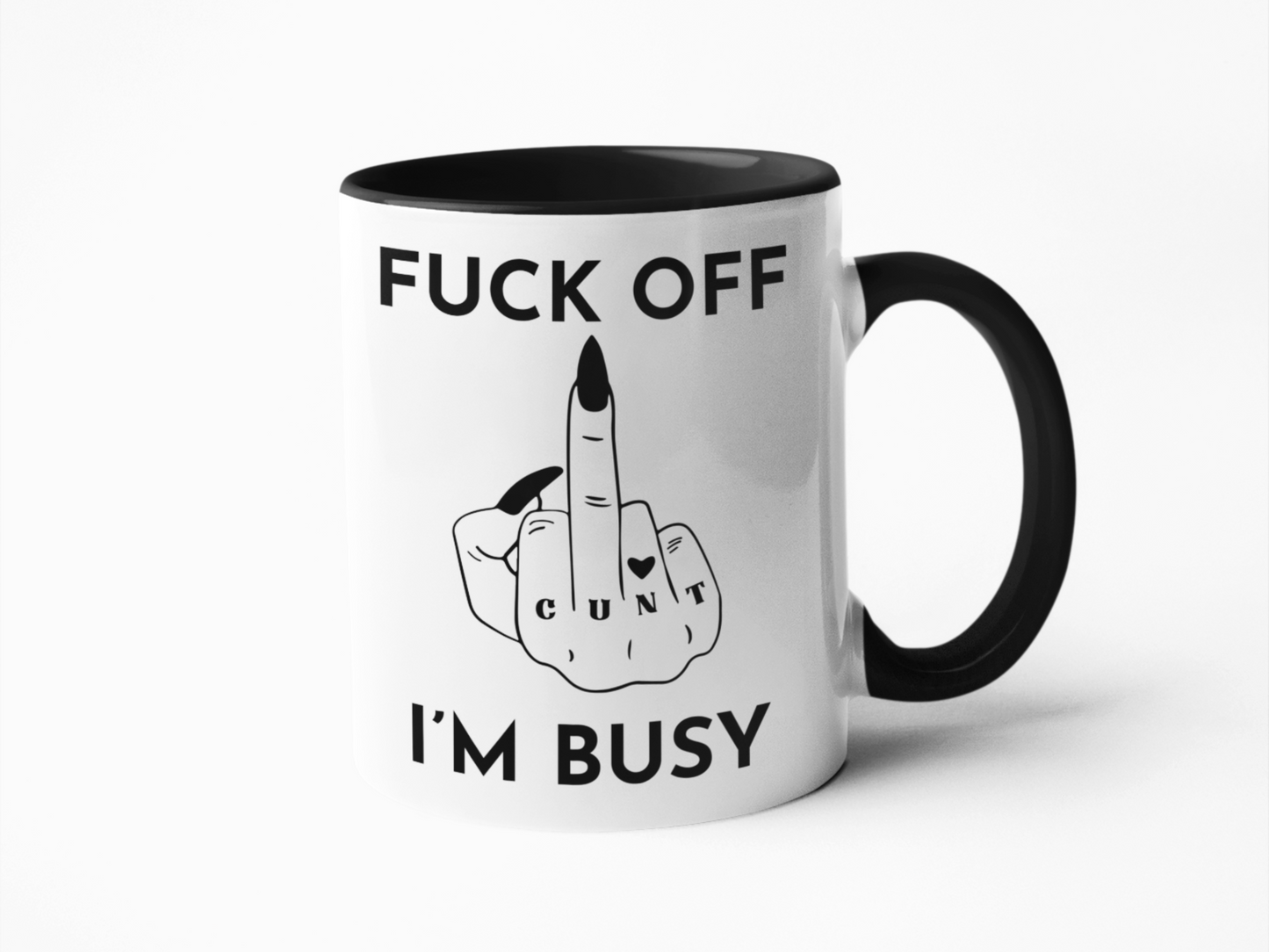 Fuck off I'm busy coffee mug