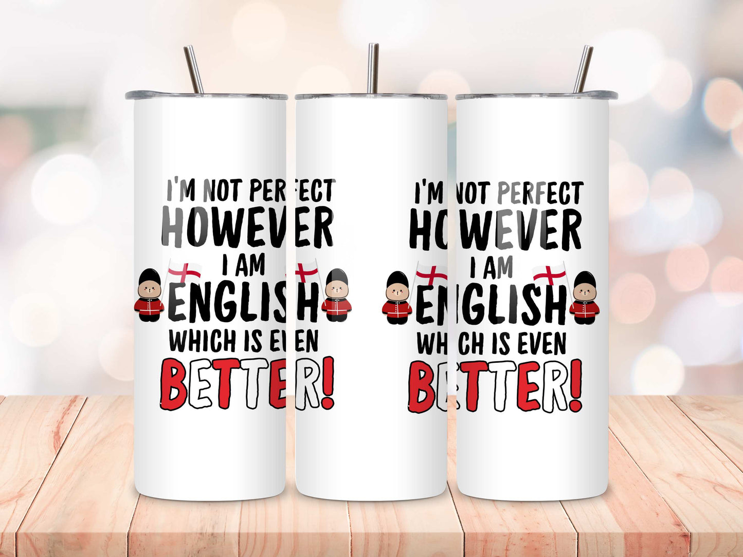 Funny "I’m Not Perfect, However I Am English, Which Is Even Better!" Mug or Tumbler | British Humour Gift | Proud English Gift for Him or Her | Coffee Mug | Tea Lover Present