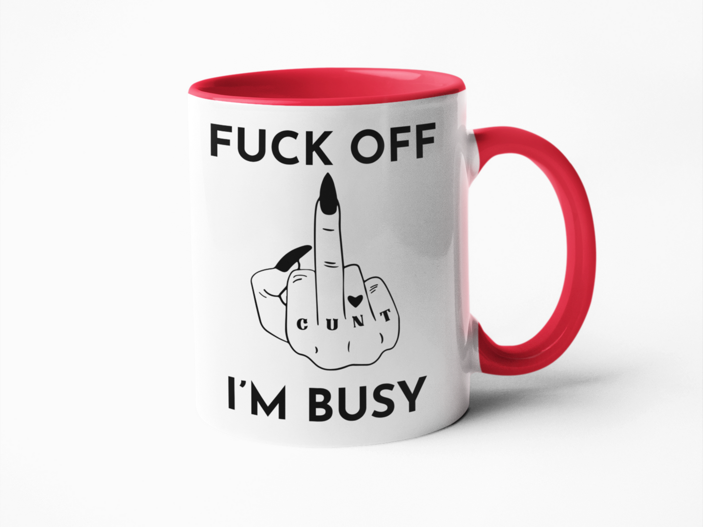 Fuck off I'm busy coffee mug