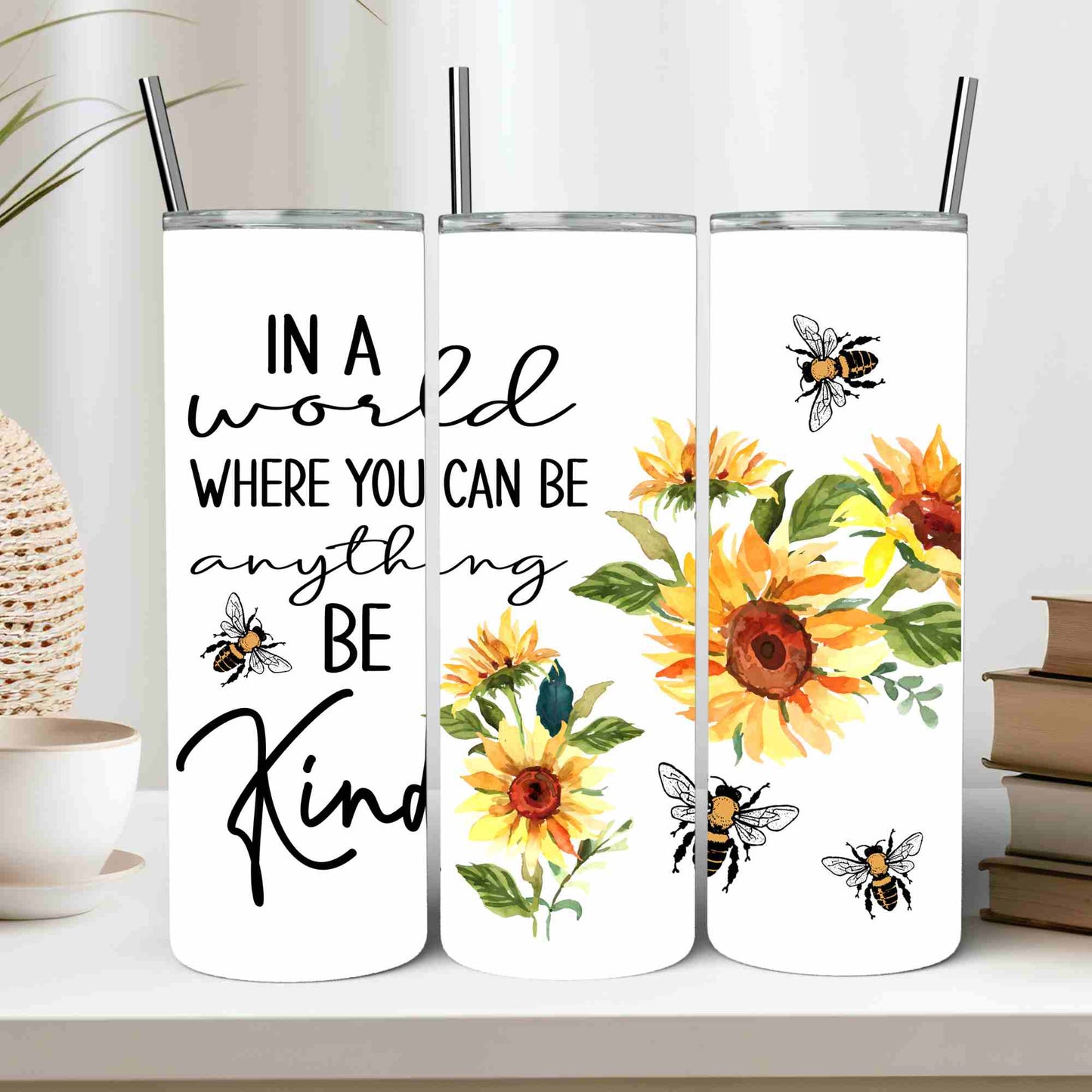 Be kind Bee 20oz tumbler