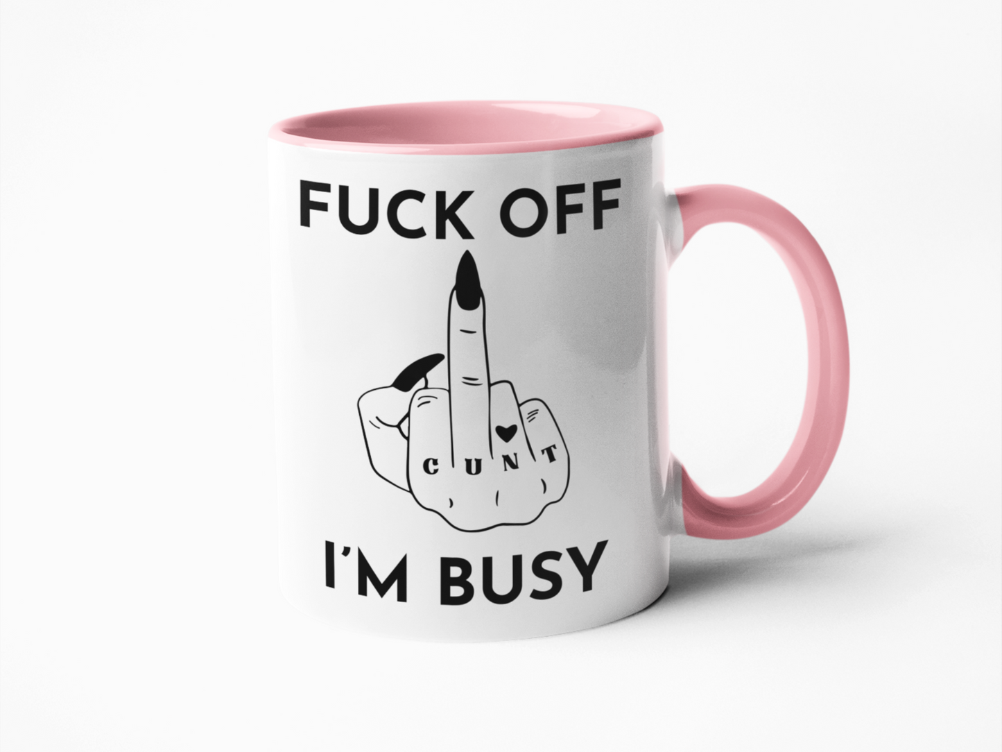 Fuck off I'm busy coffee mug