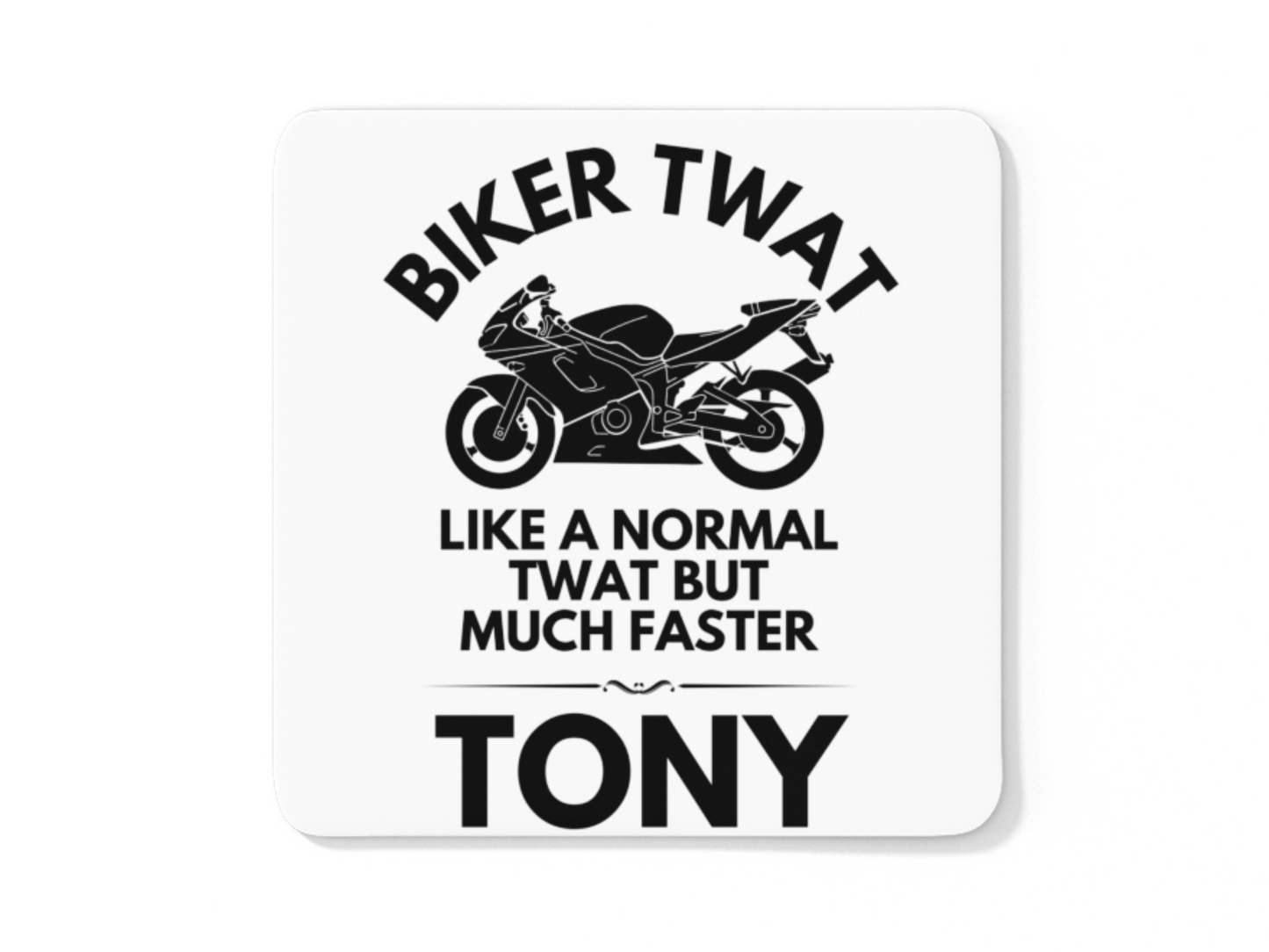 Biker twat motorcycle theme coffee mug