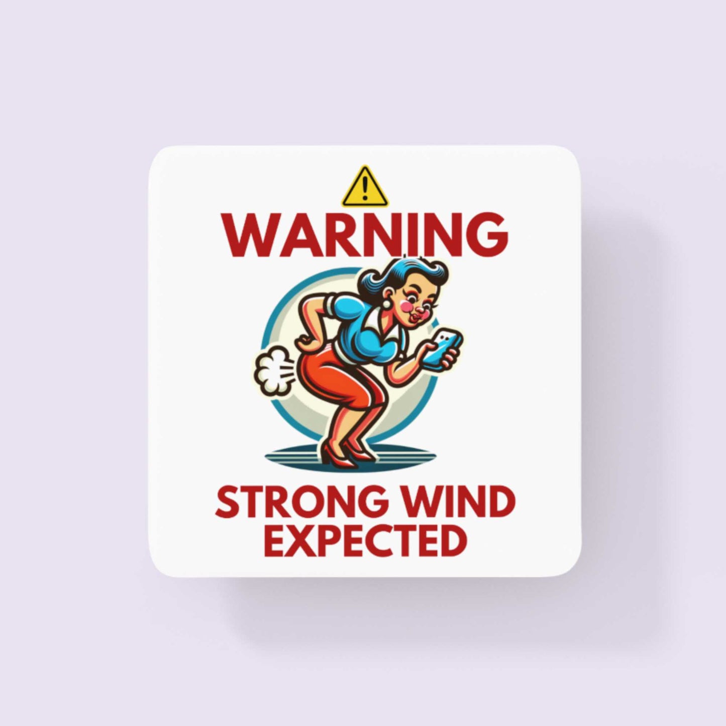 Weather warning funny coffee mug wind expected