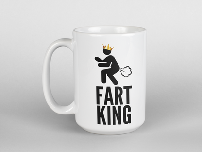 Fart King coffee mug