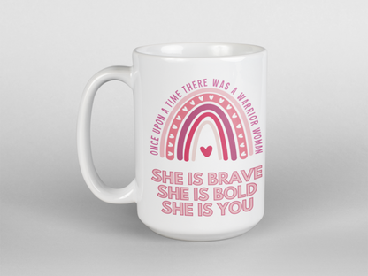 Warrior woman coffee mug