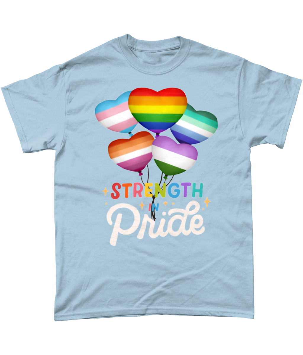 Strength in pride gay trans LGBTQIA T-Shirt