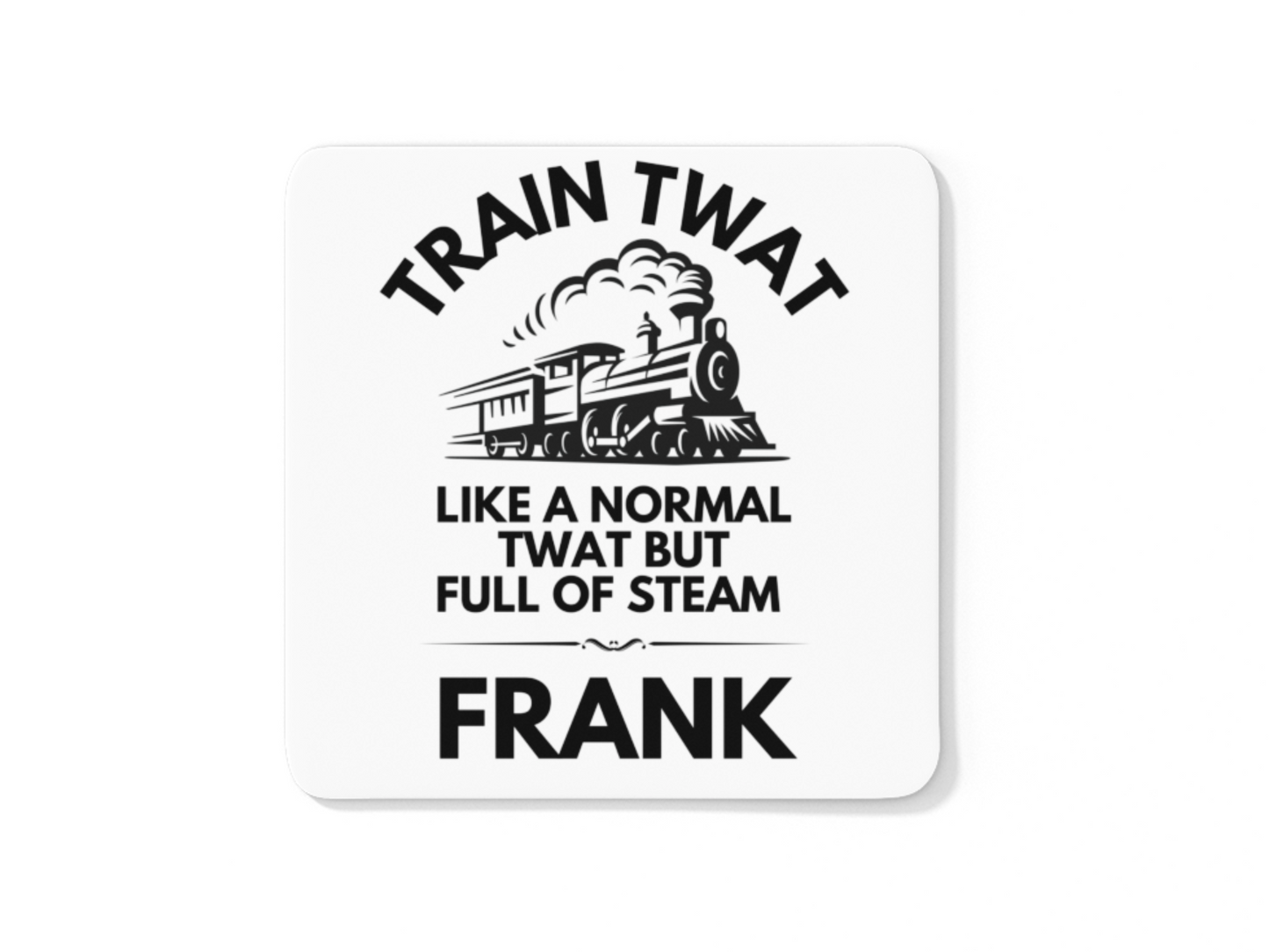 Train twat funny coffee mug