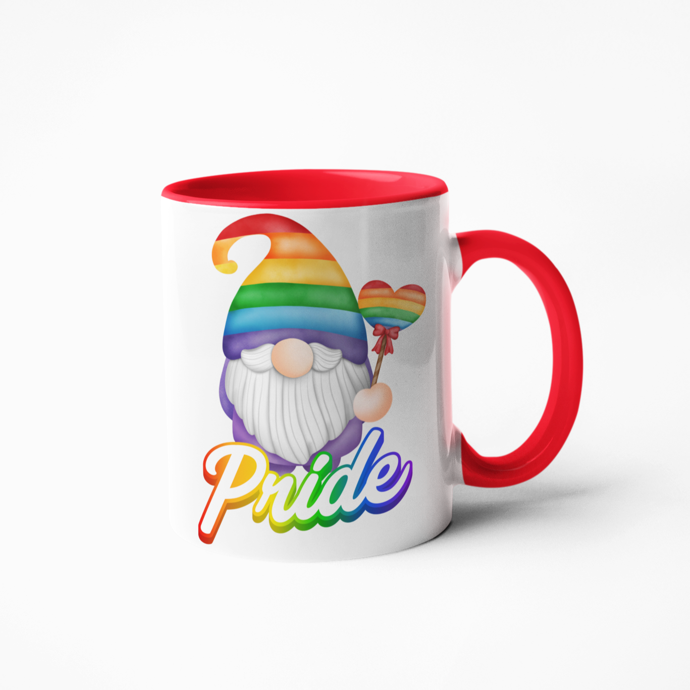 Gnome lolly gay pride LGBTQIA coffee mug
