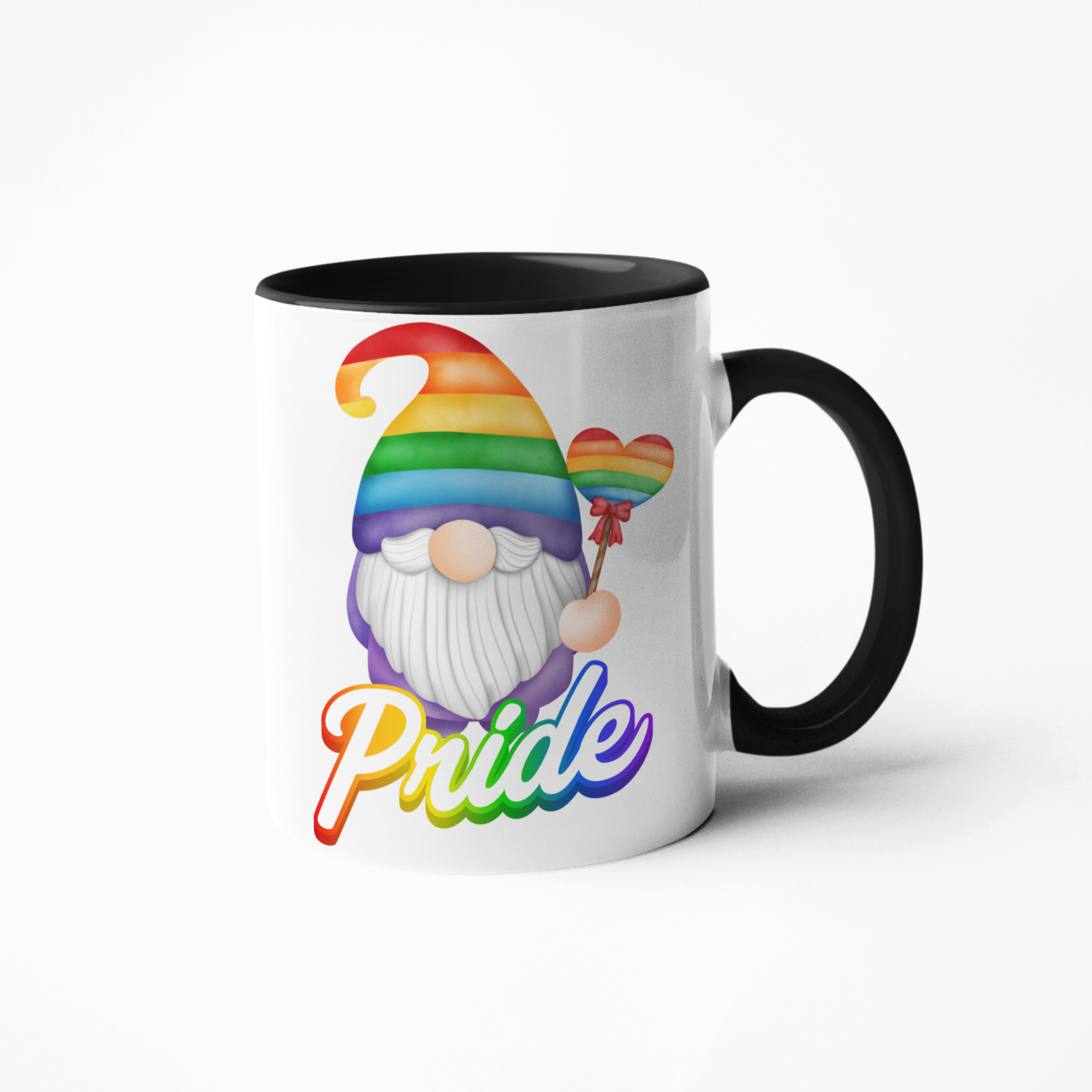Gnome lolly gay pride LGBTQIA coffee mug