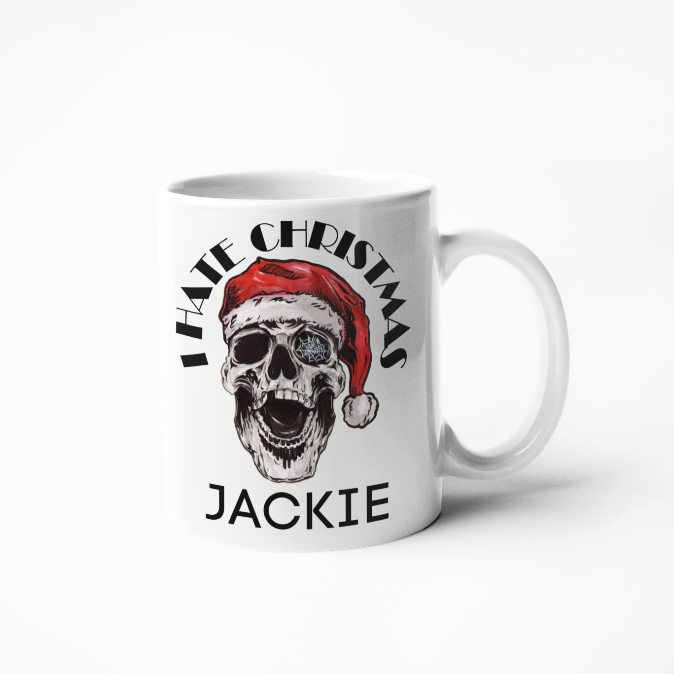 I hate Christmas funny coffee mug