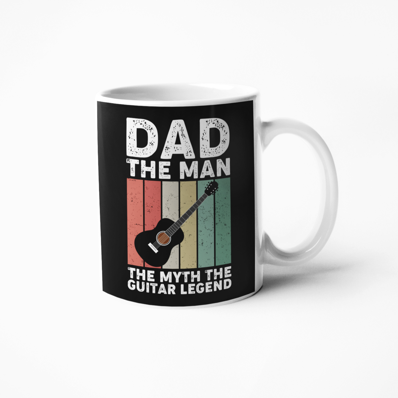 Dad the man the myth the guitar legend coffee mug