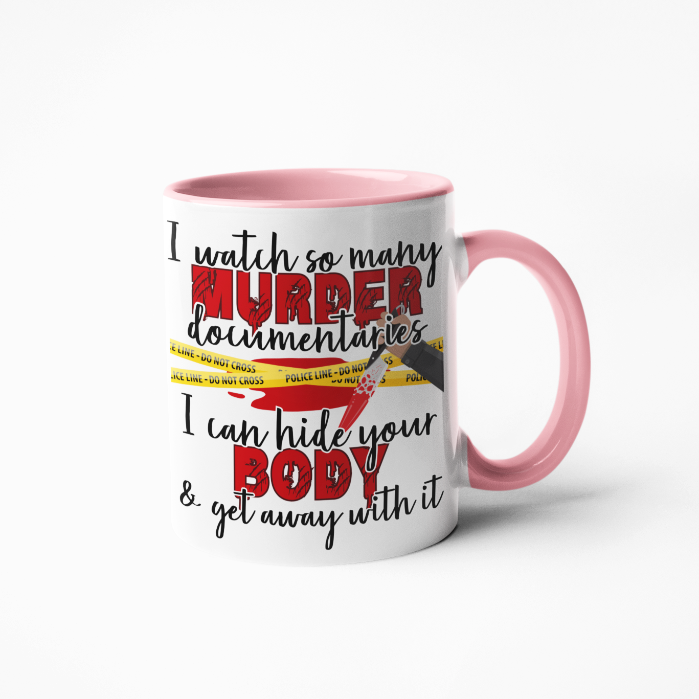 I watch documentaries funny coffee mug