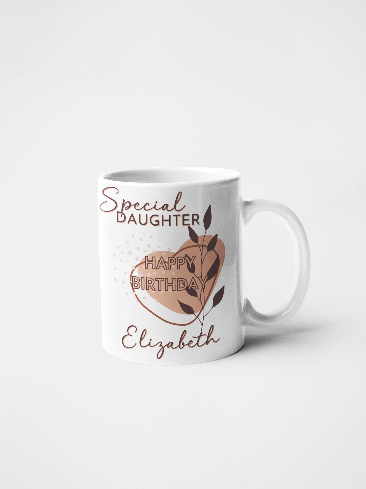 Special Daughter Happy Birthday Mug - Personalised Gift for Her - coffee mug