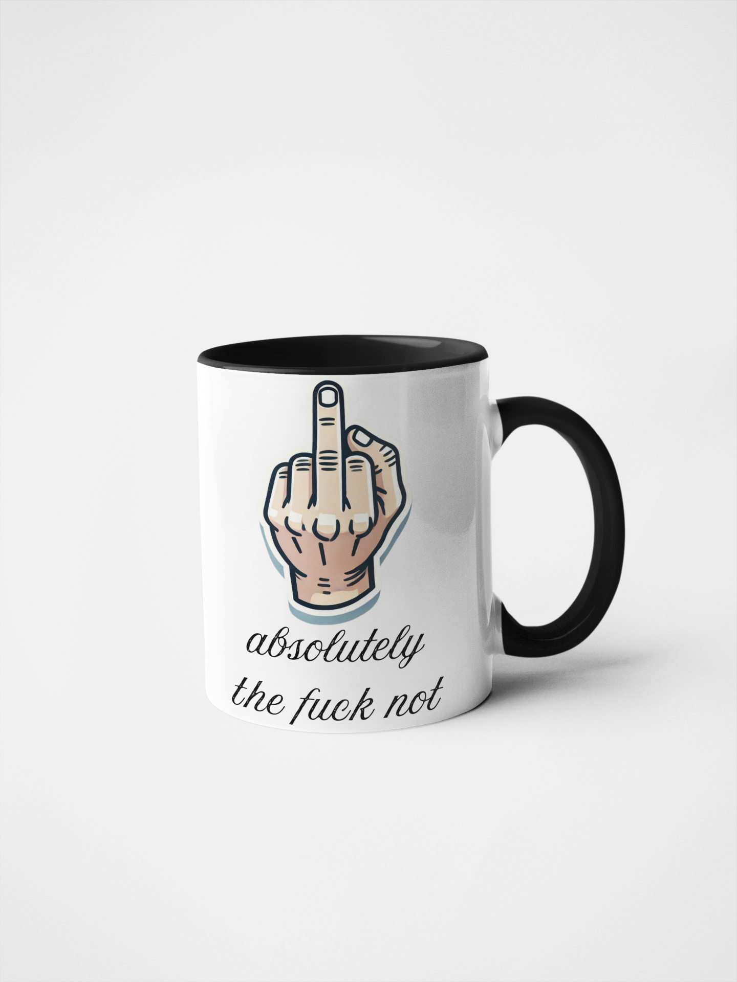 Absolutely The Fuck Not Mug - Funny Sarcastic Mugs, Swearing Humour Office Gift, Cheeky Novelty Mug