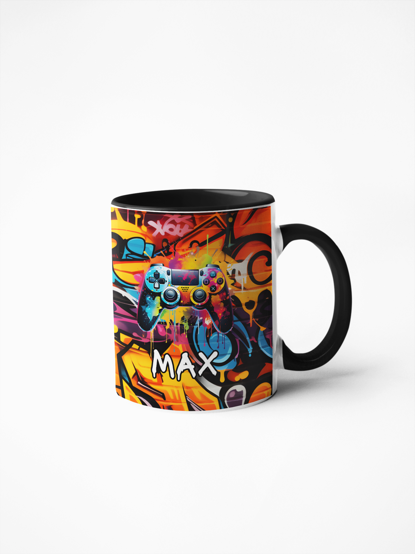 Gamer Graffiti Personalised mug