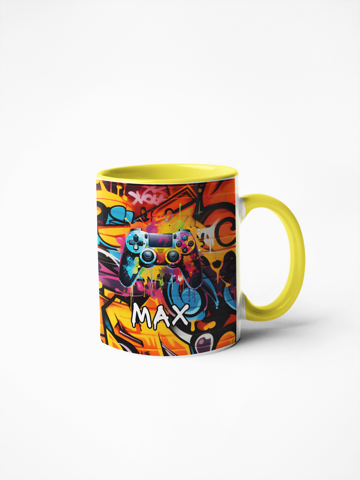 Gamer Graffiti Personalised mug