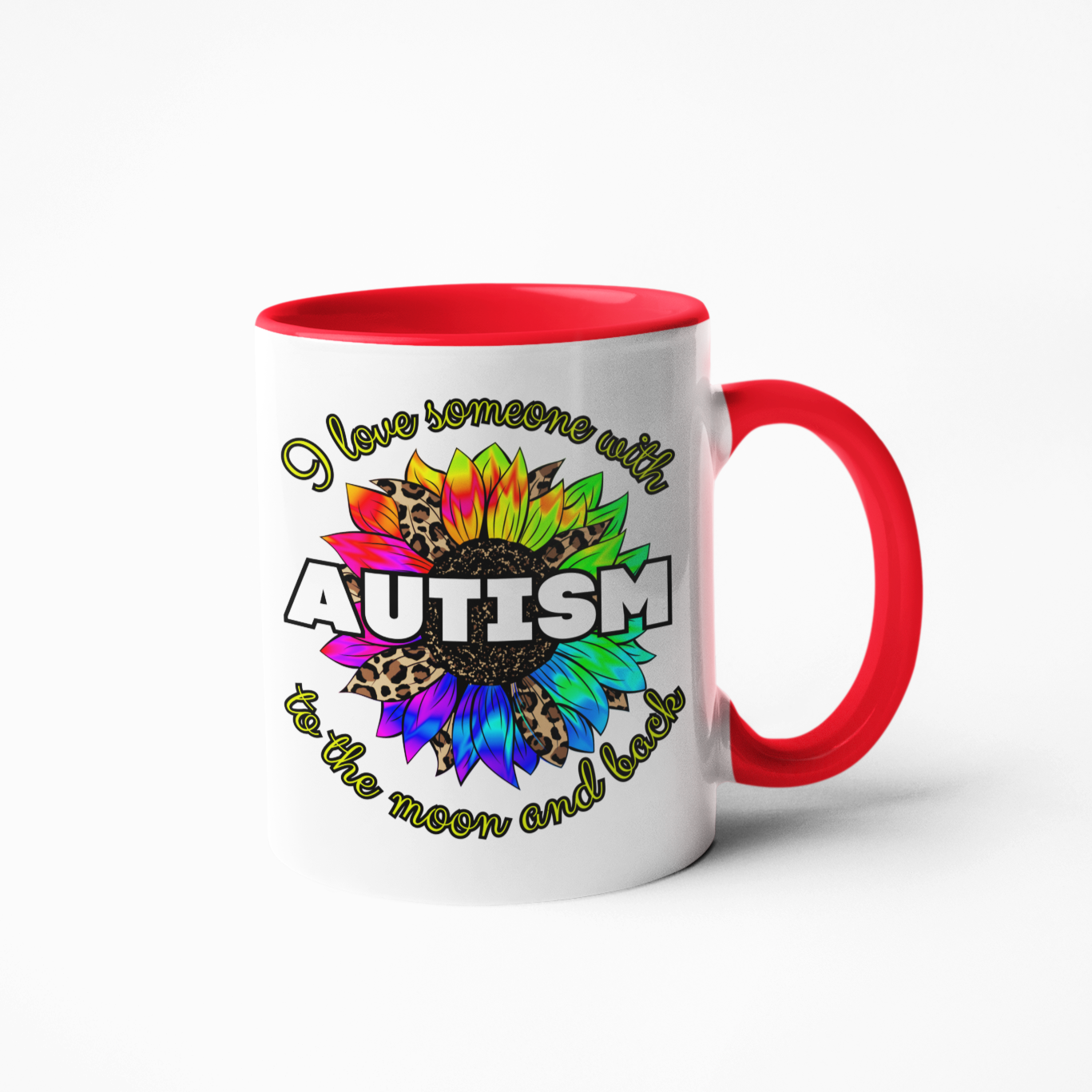 I love someone with autism coffee mug