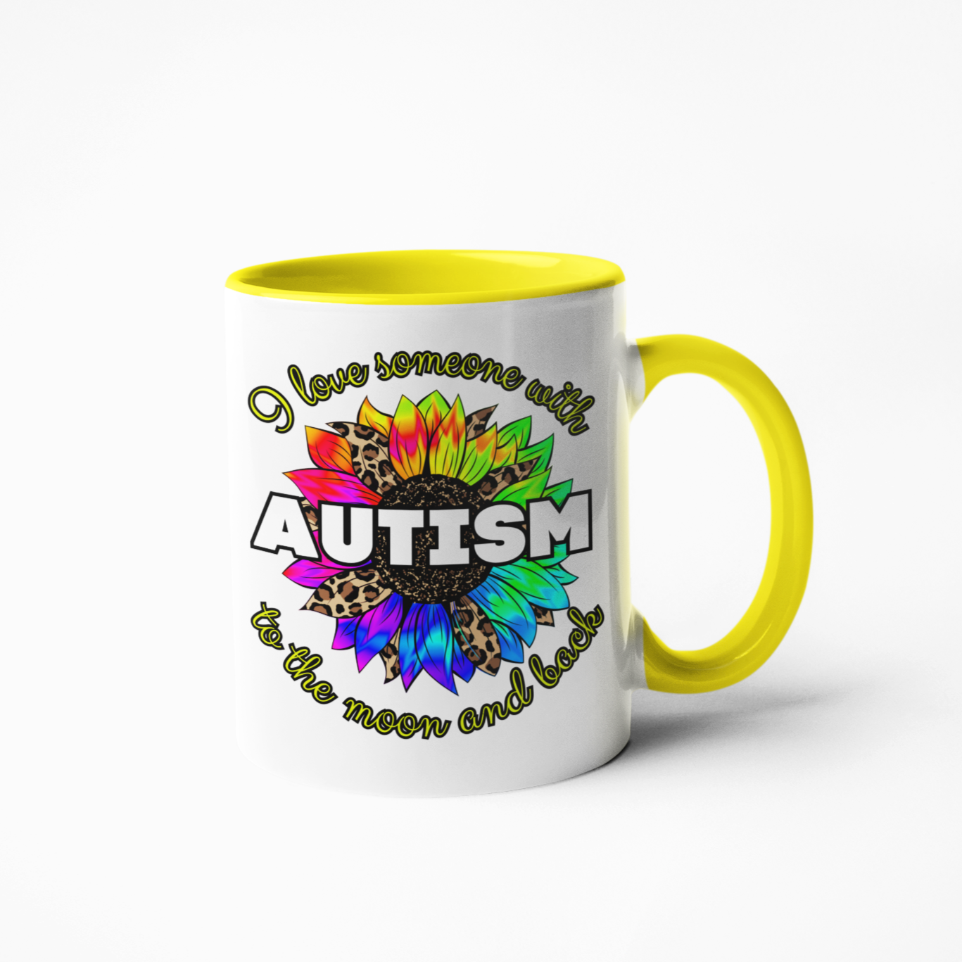 I love someone with autism coffee mug