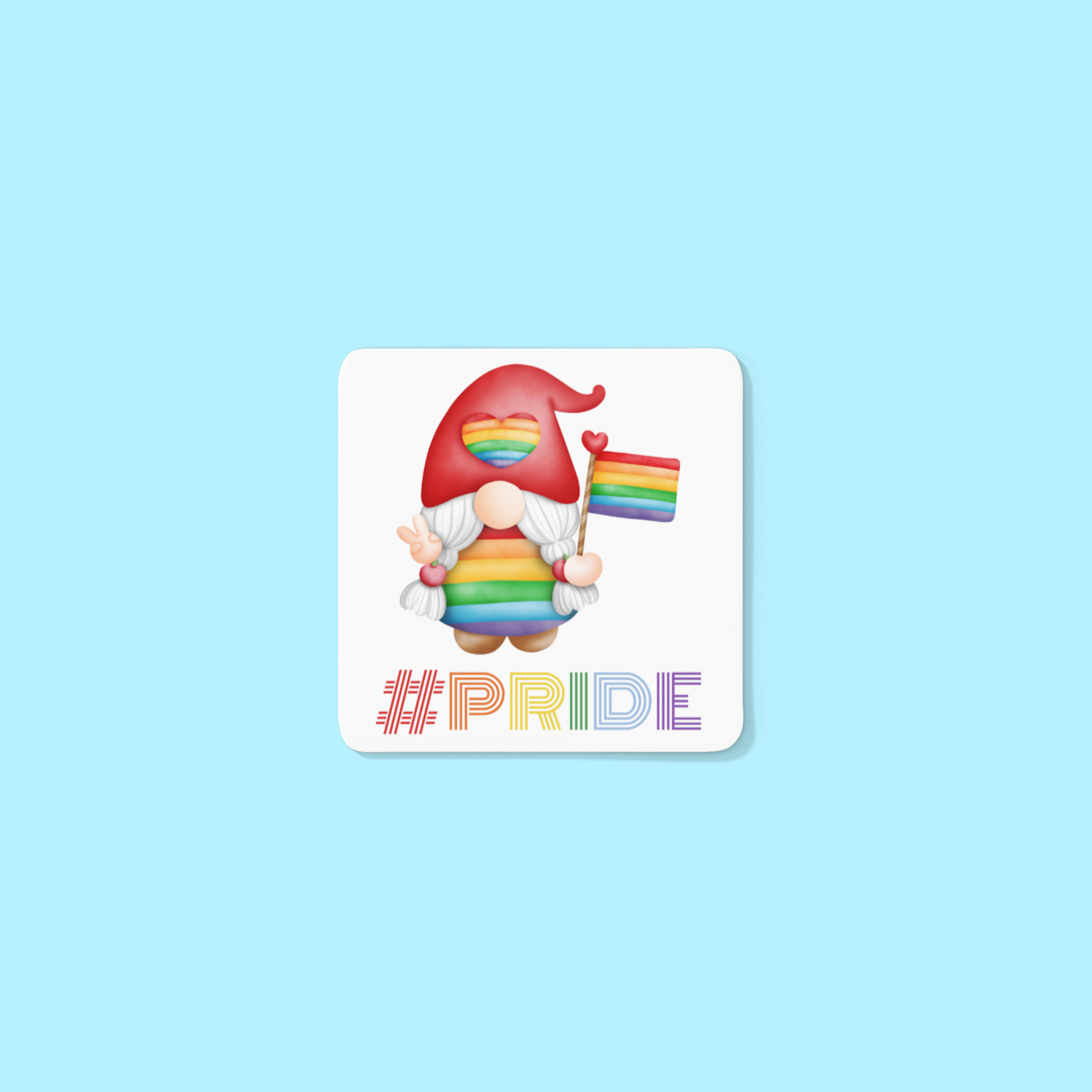 Gnome lady gay pride LGBTQIA coffee mug