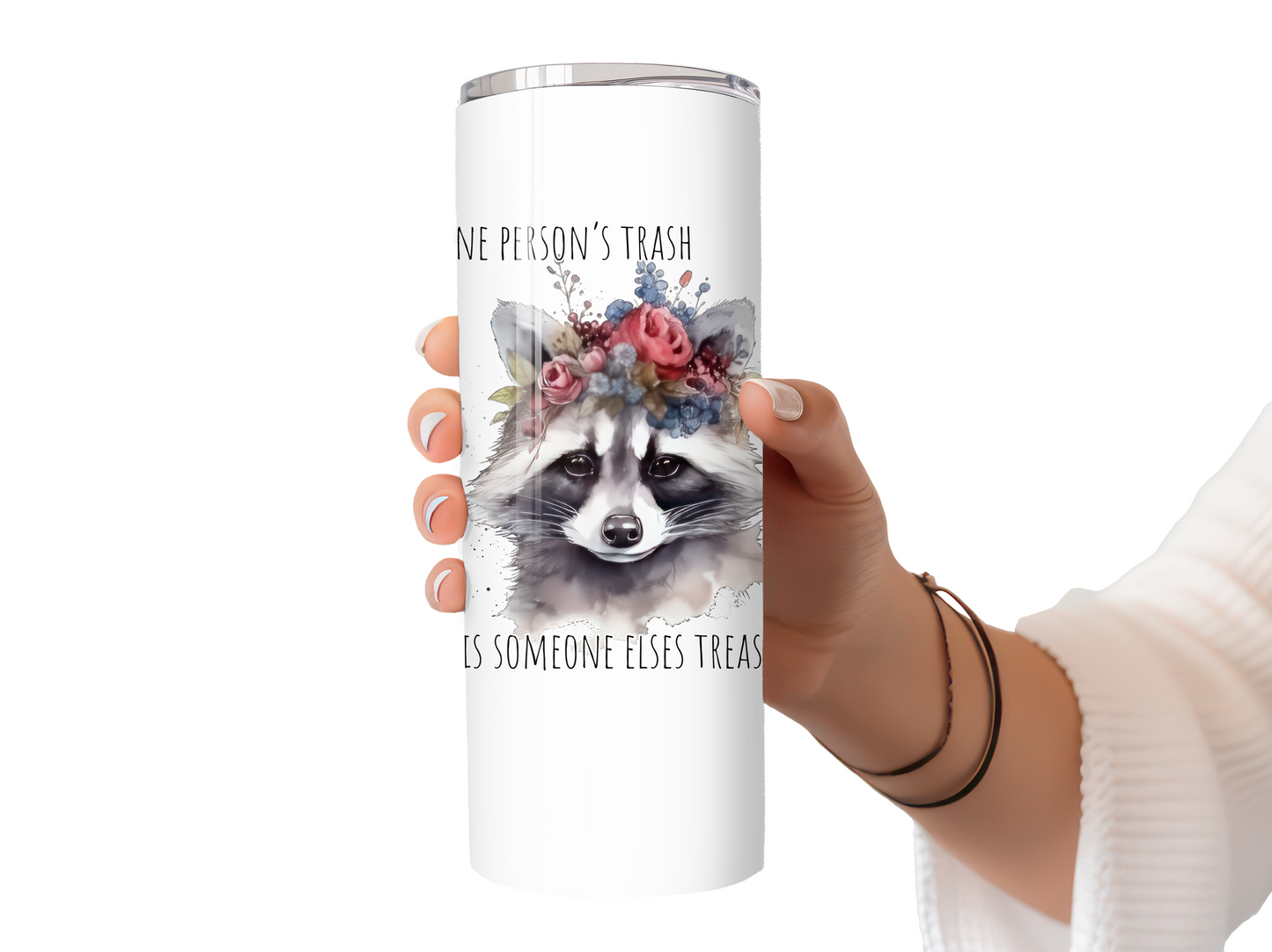 Raccoon One person's trash is someone else treasure quote mug tumbler collection gift set
