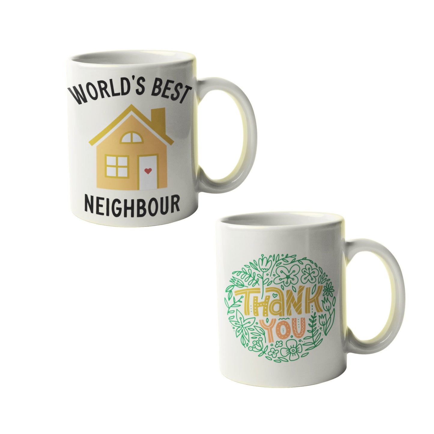 Worlds best neighbour thank you mug