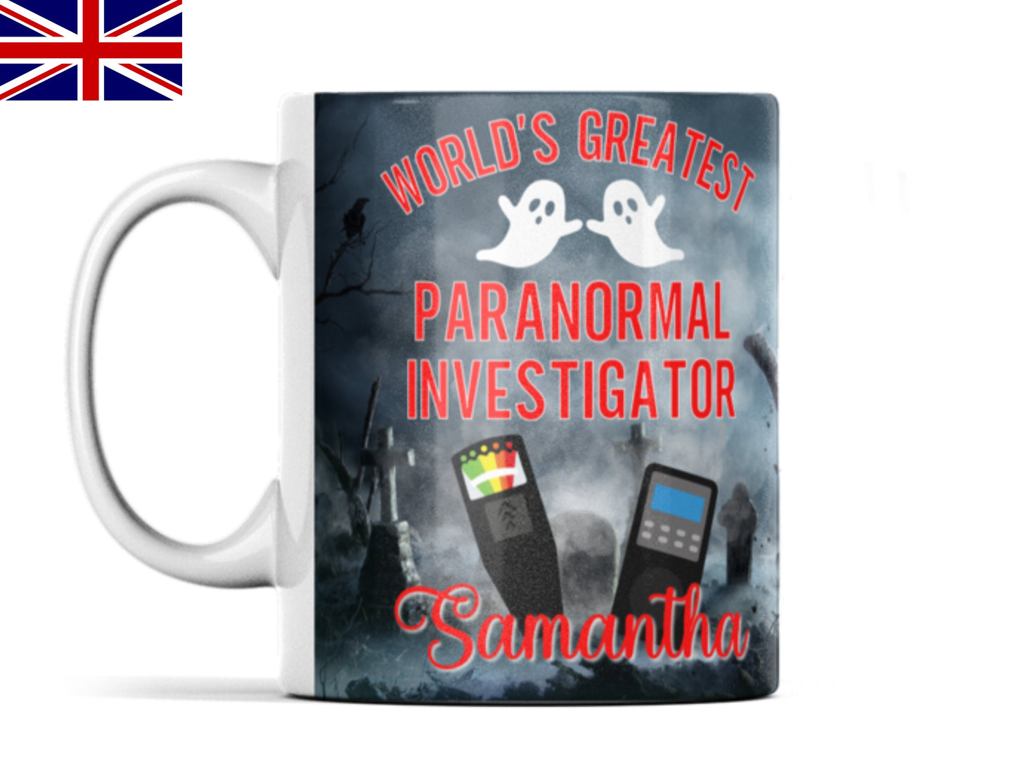 Personalised Paranormal Investigator Mug Ghost Hunting Gift
