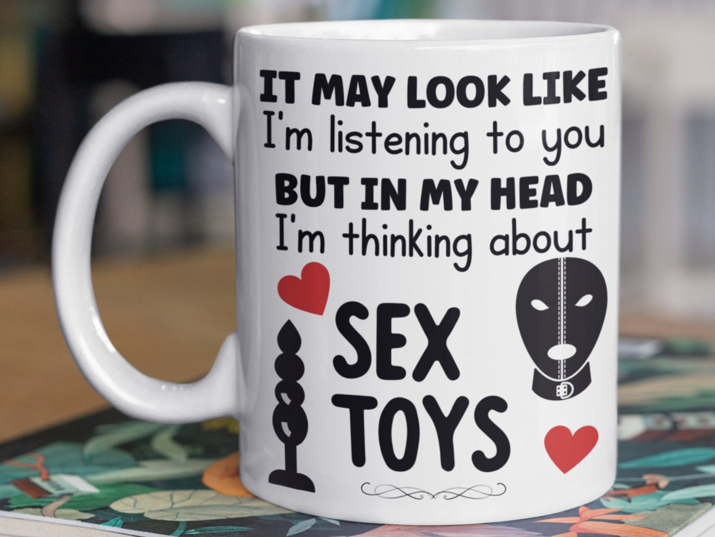 Mugs funny, mugs for women, Sex toy mug, Christmas gifts for women, rude mugs,