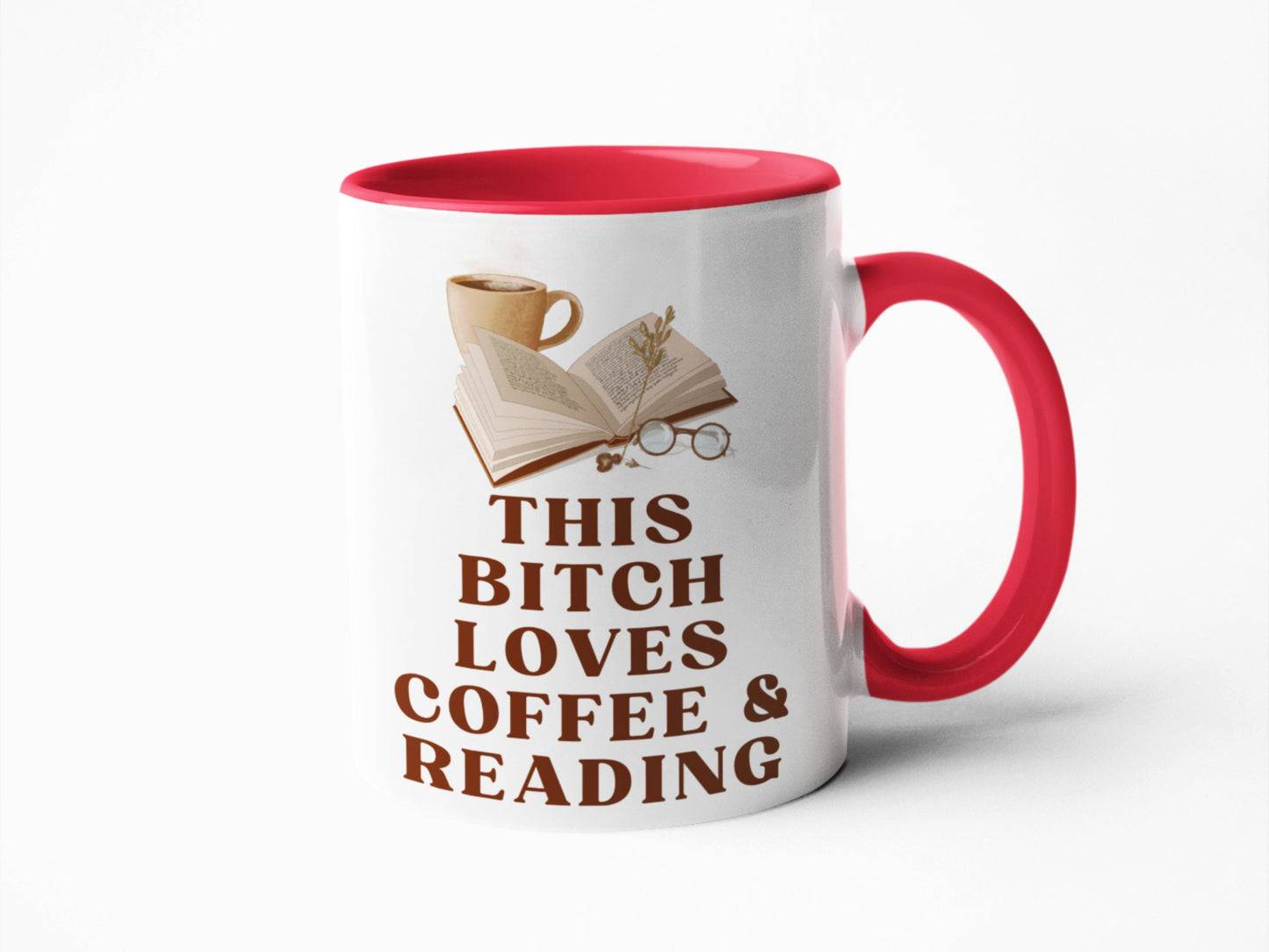 Reading and coffee mug, book lover gifts, big coffee mug for her, Birthday Gift for Best Friend , book worm gifts