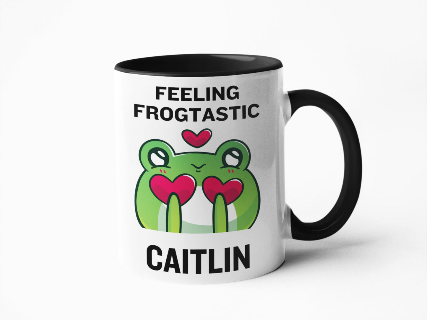 Mugs personalised, Frog Coffee Mug | Frog Birthday Mug | Cute Frog Gift | Feeling Frogtastic