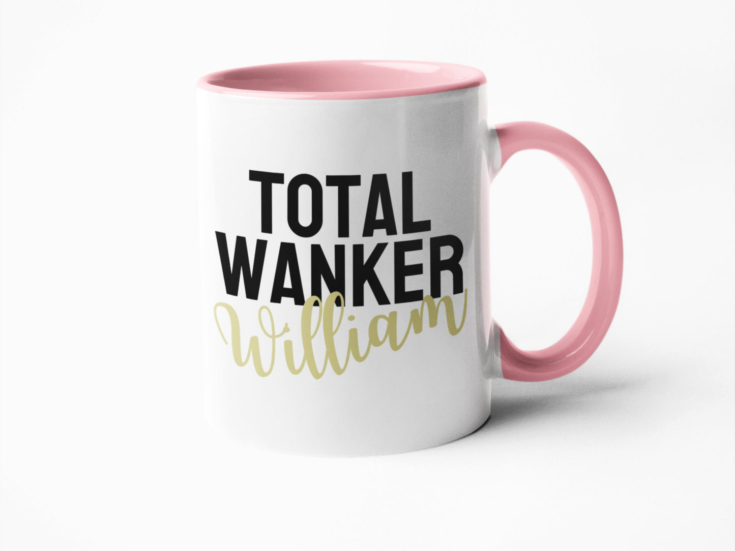 Total Wanker Mug, funny coffee mug, birthday for him gifts