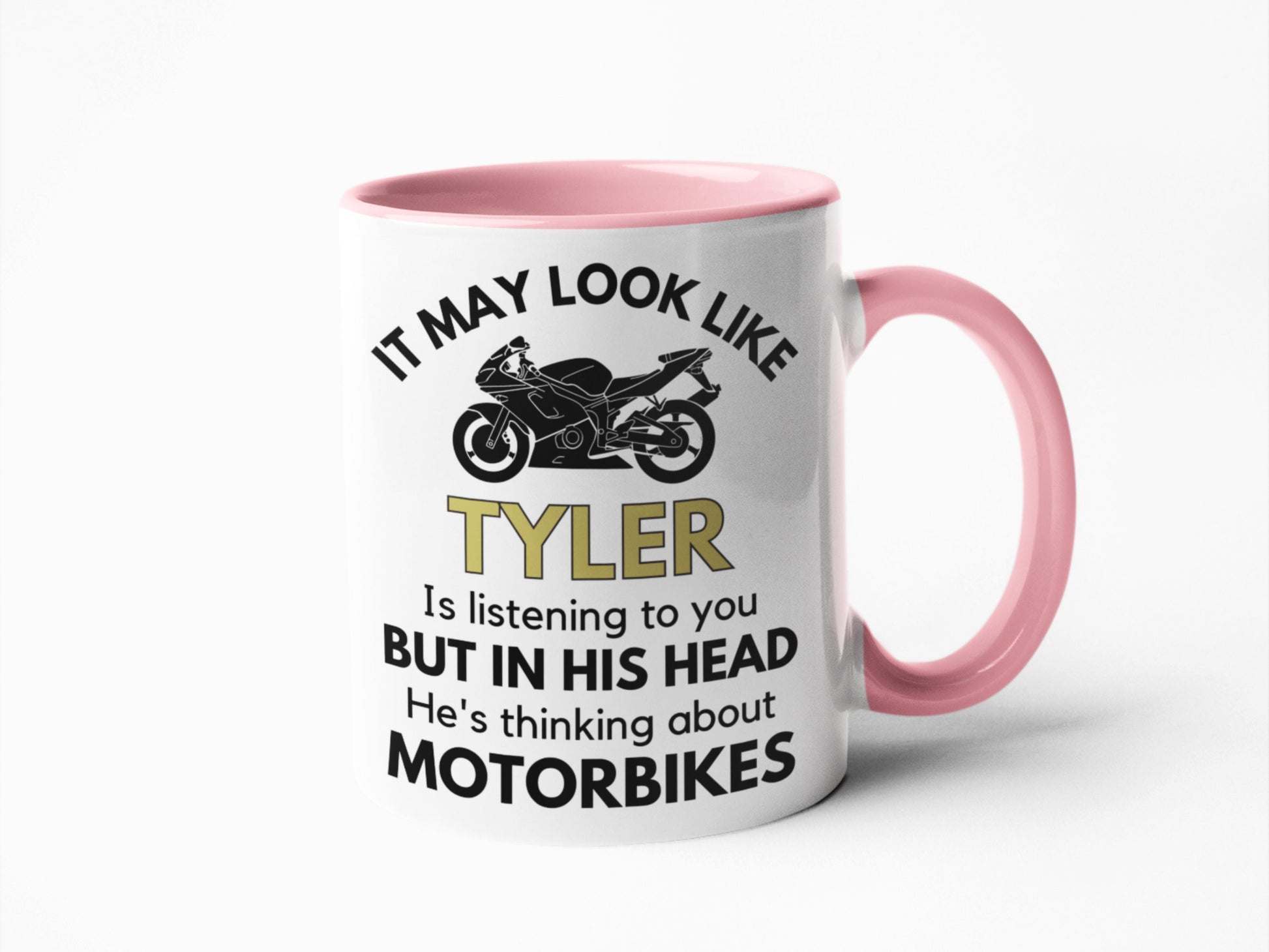 Moto Dad Motorcyclist Dirt Bike Rider Gift Mug for Fathers (15oz) 